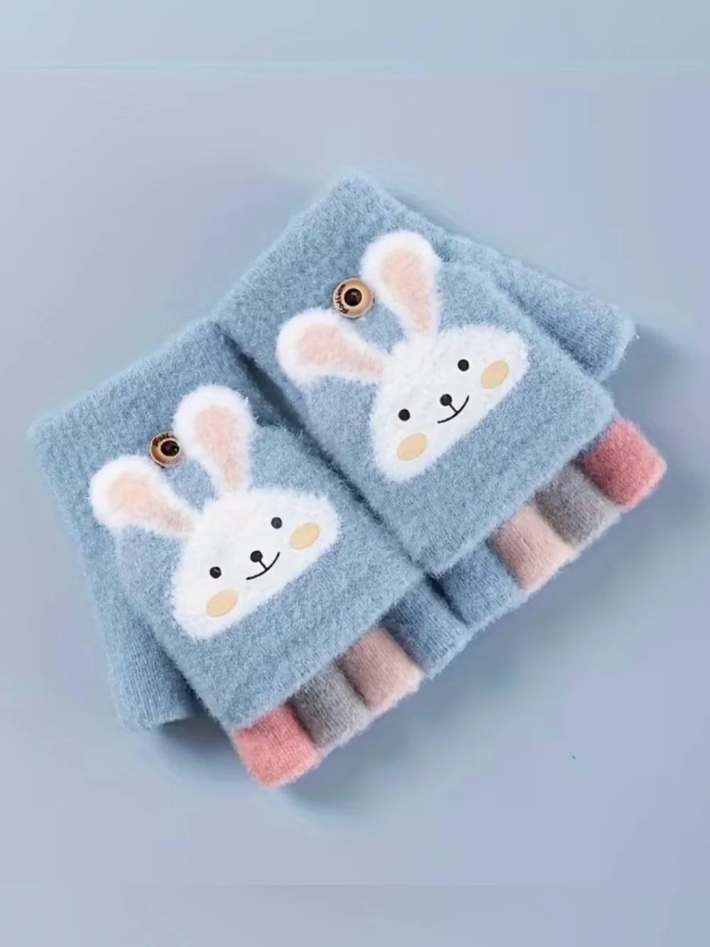 Toddler Girl’s Bunny Convertible Glove Mitten - pick 1